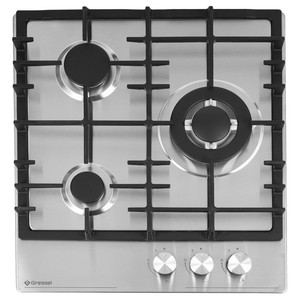 Изображение товара Газовая варочная панель Gressel U45V35M010 с тремя конфорками и электроподжигом