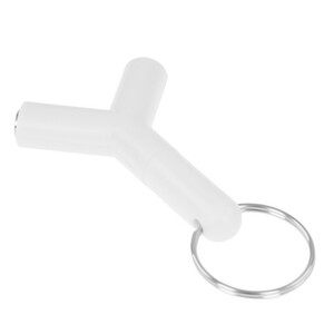 АдаптерOrientjack3.5мм-jack3.5ммх2шт.белый