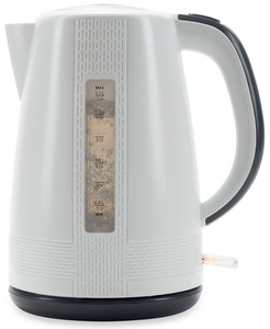Изображение товара Электрочайник Hyundai HYK-P3025 белый 1.7 л 2200 Вт с фильтром и автоматическим отключением
