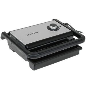 Изображение товара Гриль Kitfort КТ-1637 серебристый компактный мощность 1200 Вт