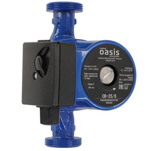 Изображение товара Циркуляционный насос Oasis CB-25/6 для систем отопления и ГВС