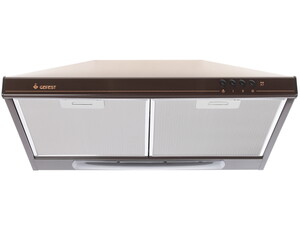 Изображение товара Каминная вытяжка Gefest ВО 10 К47 коричневая 60 см с фильтрами и ламповым освещением