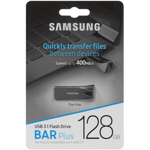 ПамятьUSBFlash128ГБSamsungBARPlus[MUF-128BE4/APC]