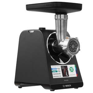 Изображение товара Электрическая мясорубка Bosch MFWS450B черная мощная для дома