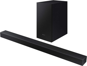 Купить Саундбар Samsung HW-T450/RU черный в интернет магазине DNS.  Характеристики, цена Samsung HW-T450/RU | 5359303