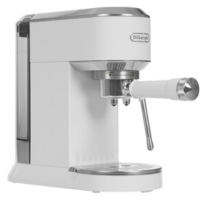 Изображение товара Кофеварка рожковая DeLonghi EC890.WI белый с функциями горячего и холодного кофе