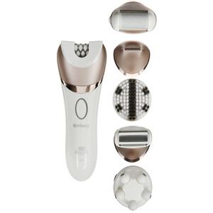 Изображение товара Эпилятор Timberk T-EP02N6 с функцией влажной и сухой эпиляции, 6 насадок