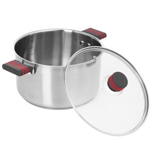 Изображение товара Кастрюля Rondell Stripes RDS-1281 5.8 л 24 см серебристая