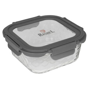 Изображение товара Контейнер пищевой Rashel R-80/1 из боросиликатного стекла, 0.8 л для хранения и приготовления еды