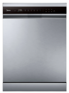 Изображение товара Посудомоечная машина Midea MFD60S350Si серебристая с Wi-Fi и функциями