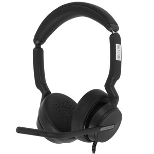 Изображение товара Проводные наушники Yealink UH46 Dual UC черный 2025 профессиональные гарнитуры