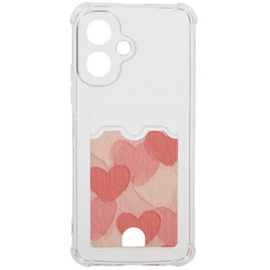 Изображение товара Накладка Zibelino Silicone Card Holder для Tecno SPARK GO 2/POP 10 5G с карманом для карт