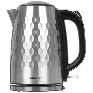 Изображение товара DEXP DK-1402 — электрочайник из нержавеющей стали, 1.7 л, 2000 Вт