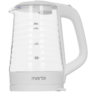Изображение товара Электрочайник MARTA MT-4585 фиолетовый стеклянный с подсветкой 1.7 л