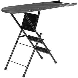 Изображение товара Гладильная доска OVK PLUS серый напольная модель с стремянкой и съемным чехлом