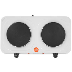 Изображение товара Компактная электрическая плита Scarlett SC-HP700S42 белая двухконфорочная 2000 Вт