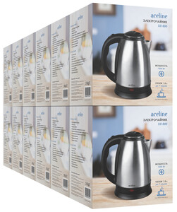 Изображение товара Электрочайник Aceline SS1800 серебристый 1.8 л автоматическое отключение стильный дизайн