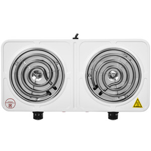 Изображение товара Электрическая плита компактная двойная ERGOLUX ELX-EP02-C01 белая