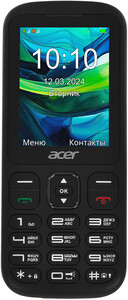 Изображение товара Сотовый телефон Acer JIVE JV24 черный 2.4-дюймовый экран 2G 2SIM микросхема