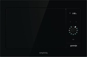 Изображение товара Встраиваемая микроволновая печь Gorenje BM235G1SYB черный, 23 л, гриль