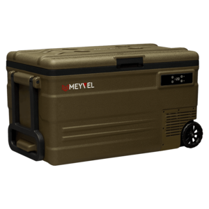 Изображение товара Холодильник Meyvel AF-U75-travel 75 л зелёный с колесами и дисплеем