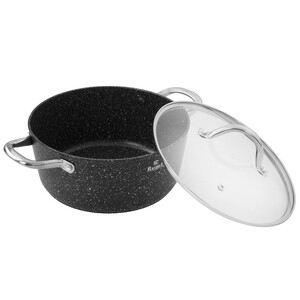 Изображение товара Кастрюля Rashel Premium Титан&Гранит R-24440 4 л 24 см черный