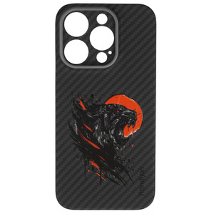 Изображение товара Накладка Zibelino Kondijan Carbon для iPhone 15 Pro защитная и легкая