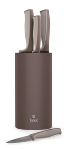 Изображение товара Набор ножей TalleR Комфорт TR-22030 из 4 шт с подставкой и эргономичными рукоятками