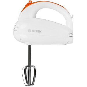 Изображение товара Миксер Vitek VT-1492 белый с 5 скоростями и насадками