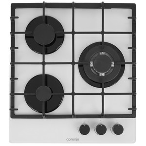 Изображение товара Газовая варочная поверхность Gorenje GTW431WE трехконфорочная белая
