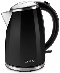 Изображение товара Электрочайник Zelmer ZCK1274B 1.7 л черный металлический с автоматическим отключением