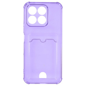 Изображение товара Накладка  Zibelino Silicone Card Holder для HONOR X8b сиреневый