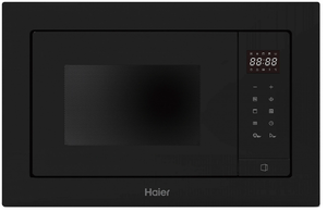 Изображение товара Встраиваемая микроволновая печь Haier HMX-BTG207B 20 л гриль дисплей черное стекло