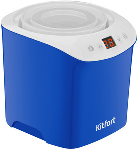 Изображение товара Йогуртница Kitfort КТ-4090-3 синяя для домашнего йогурта и сыров