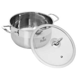 Изображение товара Кастрюля Rashel Гретта R-30 3 л из нержавеющей стали