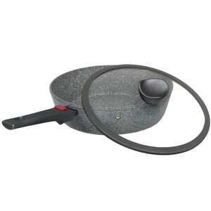 Изображение товара Круглая алюминиевая сковорода с антипригарным покрытием 28 см OneTwo Moonstone O3FP28