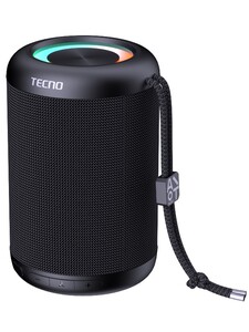 Изображение товара Портативная колонка Tecno Square S3 Bluetooth IPX5 до 10 часов работы черная