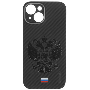Изображение товара Накладка  Kondijan Carbon для Apple iPhone 15 черный