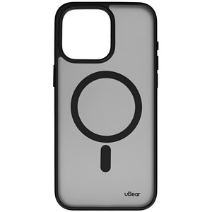 Изображение товара Накладка  uBear Cloud Mag Case для Apple iPhone 15 Pro Max черный/прозрачный