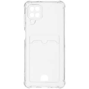 Изображение товара Накладка Zibelino для Samsung Galaxy A12 с карманом для карт и усиленными углами
