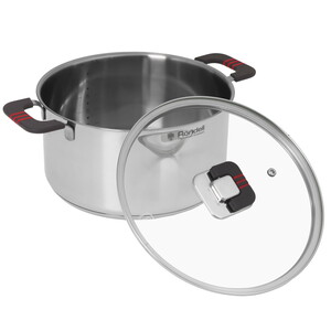 Изображение товара Кастрюля Rondell Stripes RDS-1638 5.2 л серебристая