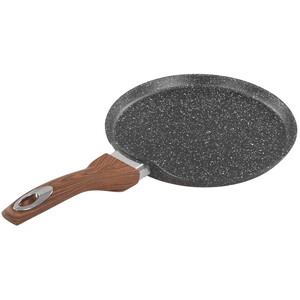 Изображение товара Сковорода-блинница Rashel R-166022 Чёрная с гранитным покрытием 22 см