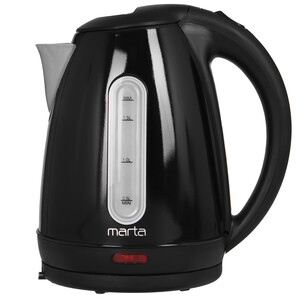 Изображение товара Электрочайник MARTA MT-1089 черный 1.8 л с автоматическим отключением