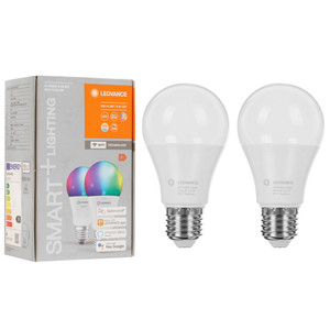 Изображение товара Комплект умных светодиодных ламп Osram Ledvance SMART+ WiFi Multicolour E27 2 шт