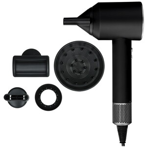 Изображение товара Профессиональный фен Aceline Super Hair Dryer 1600 Вт серый с дисплеем и насадками