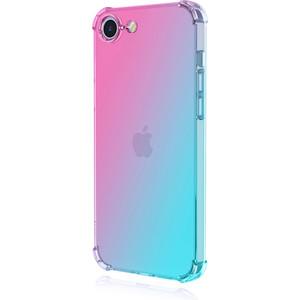 Изображение товара Накладка BROSCORP для iPhone 16e с карманом и усиленными углами, синий