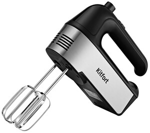 Изображение товара Ручной миксер Kitfort КТ-3409 серебристый с насадками