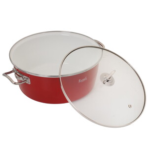 Изображение товара Кастрюля Rashel Grand R1026 5.2 л красный