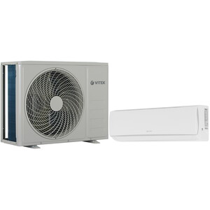 Изображение товара Настенная сплит-система Vitek VT-2515 W, 45 м², 5 скоростей, ночной режим