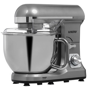 Изображение товара Настольный планетарный миксер Viatto VA-SM5GR 5 л 1000 Вт серый